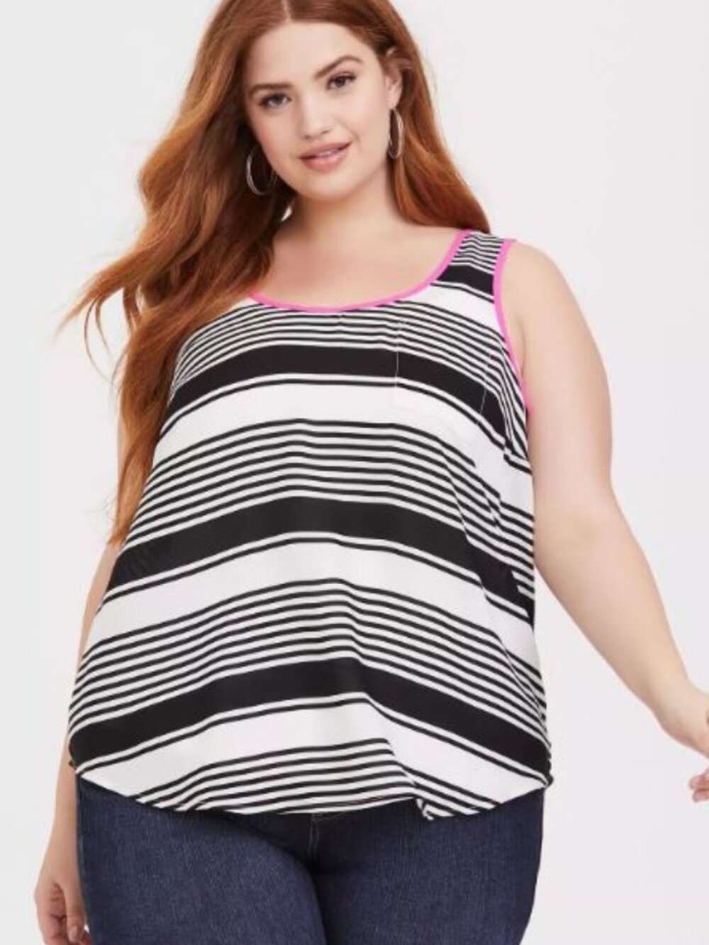 Torrid Striped Tank Top Shirt Size 1X